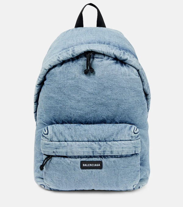  Balenciaga Balenciaga Padded Denim Backpack 