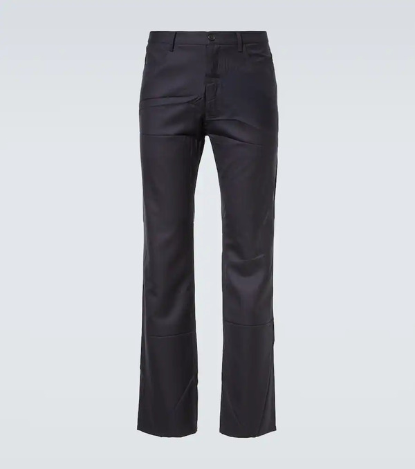  Balenciaga Balenciaga Pinstripe Wool Straight Pants 