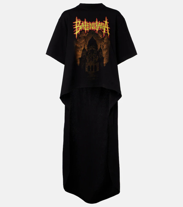  Balenciaga Balenciaga Printed Cotton Jersey T-shirt 