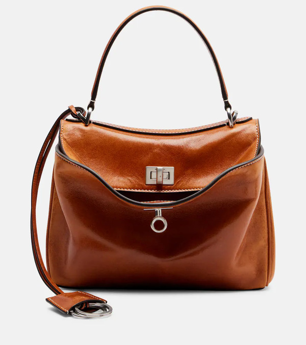  Balenciaga Balenciaga Rodeo Mini Leather Tote Bag 