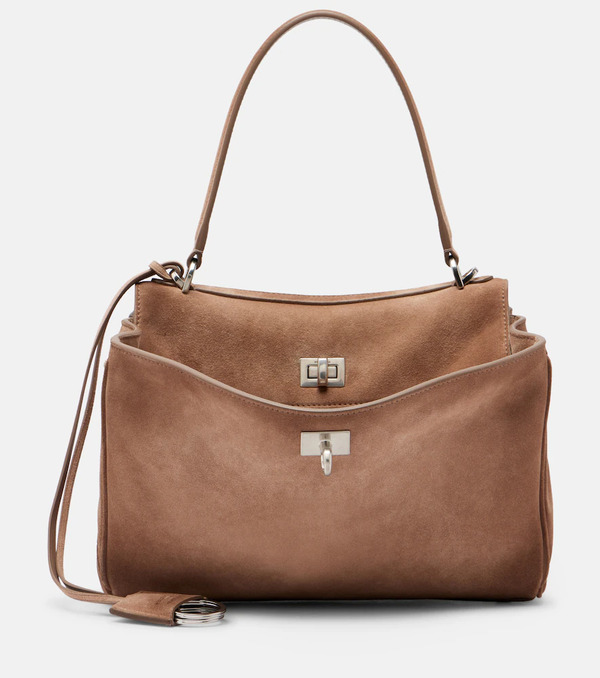  Balenciaga Balenciaga Rodeo Small Suede Tote Bag 