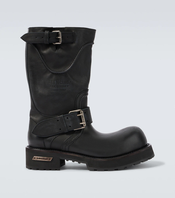  Balenciaga Balenciaga Venom Leather Biker Boots 