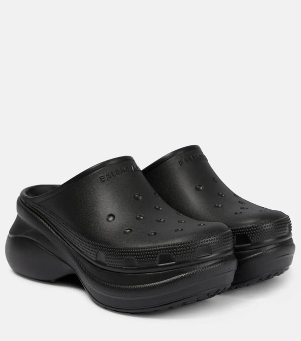  Balenciaga Balenciaga X Crocs Platform Slides 