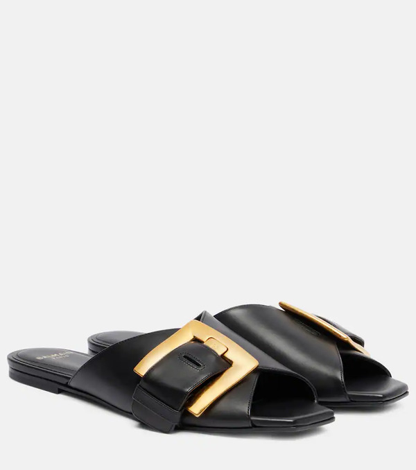  Balmain Balmain Anthem Leather Sandals 