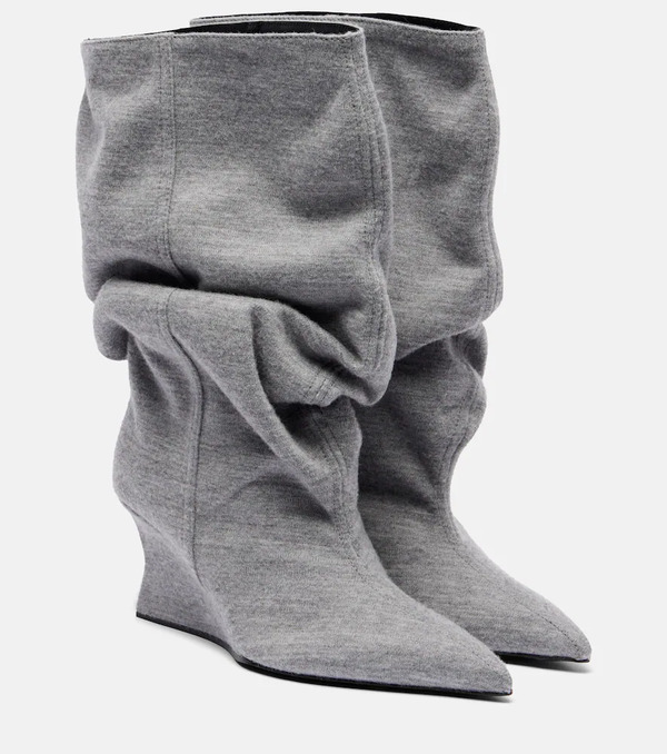  Balmain Balmain Draped Ankle Boots 