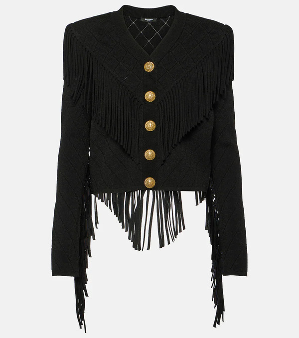  Balmain Balmain Fringed Cardigan 