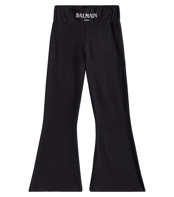  Balmain Kids Balmain Kids Cotton-blend Jersey Leggings 