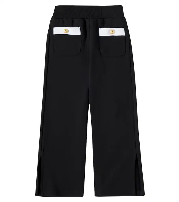  Balmain Kids Balmain Kids Logo Cotton Jersey Sweatpants 