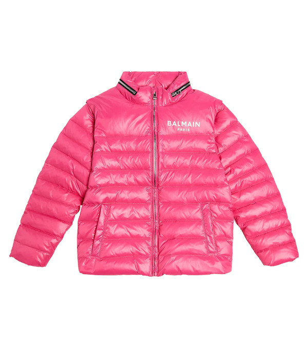  Balmain Kids Balmain Kids Logo Down Jacket 