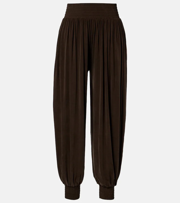  Balmain Balmain Shirred Jersey Balloon Pants 