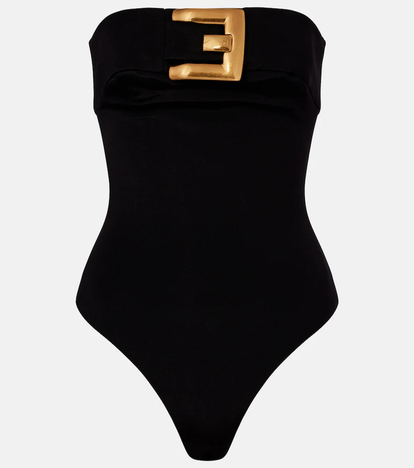  Balmain Balmain Strapless Crepe Bodysuit 