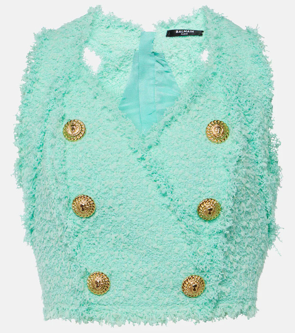  Balmain Balmain Tweed Top 