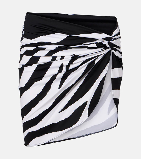 Balmain Balmain Zebra-print Beach Cover-up 