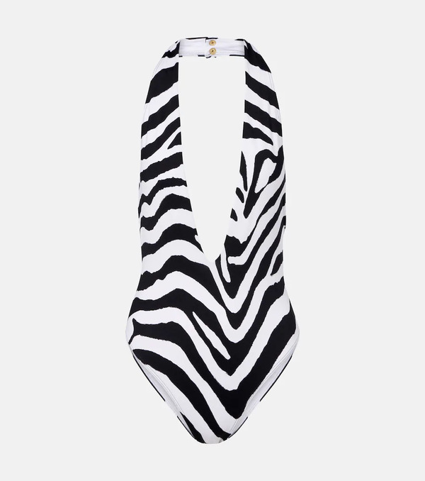 Balmain Balmain Zebra-print Swimsuit 