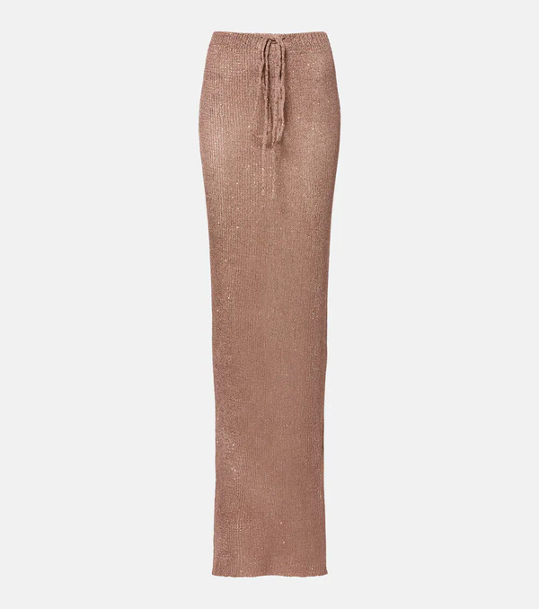  Bananhot Bananhot Alma Sequined Maxi Skirt 