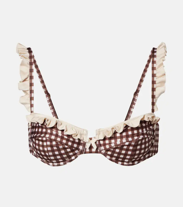  Bananhot Bananhot Angela Gingham Bikini Top 