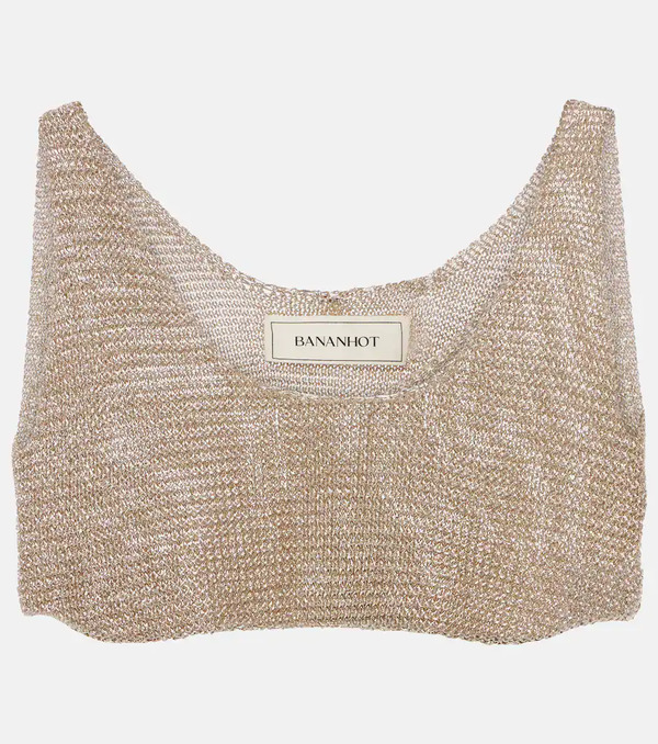  Bananhot Bananhot Knitted Lame Bra Top 