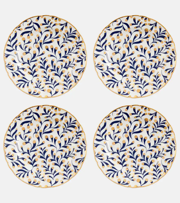  Bitossi Bitossi Marino Set Of 4 Dessert Plates 