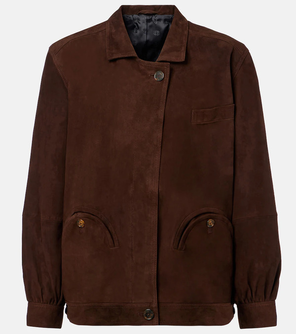  Blaze Milano Blaze Milano Cleo Suede Bomber Jacket 