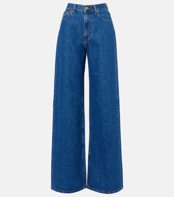  Blaze Milano Blaze Milano Java High-rise Wide-leg Jeans 