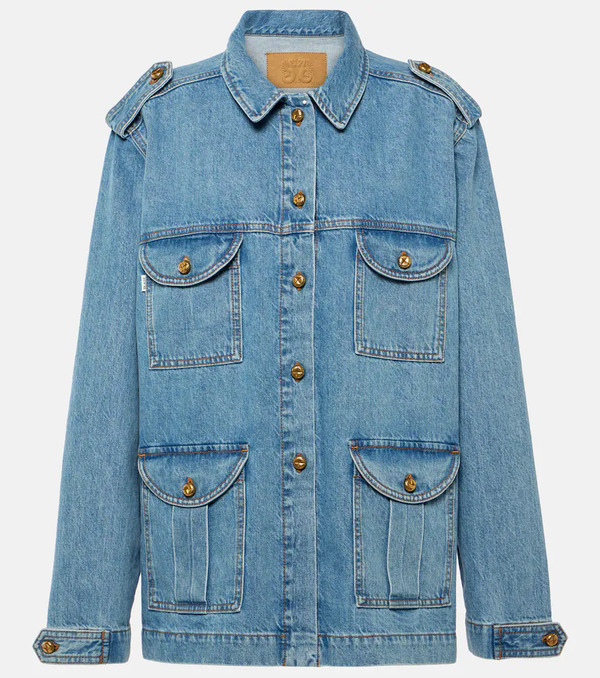  Blaze Milano Blaze Milano Sahariana Oversized Denim Jacket 
