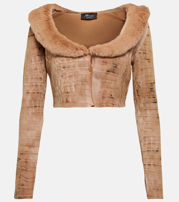  Blumarine Blumarine Cropped Cardigan 