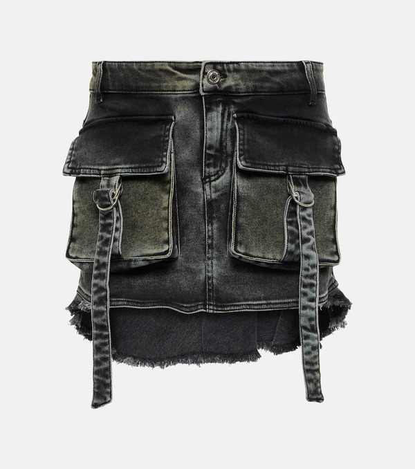  Blumarine Blumarine Denim Miniskirt 