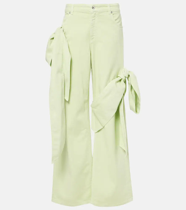  Blumarine Blumarine Draped Straight Jeans 