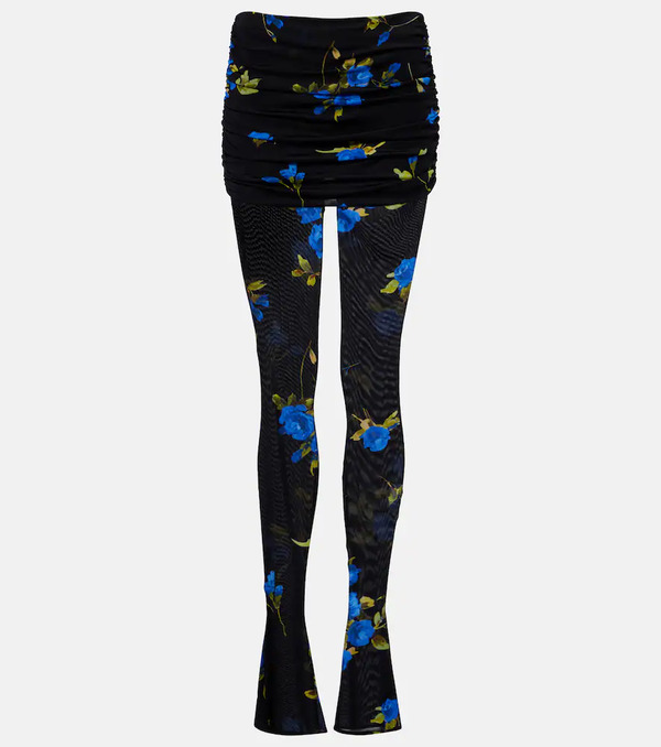  Blumarine Blumarine Floral Jersey Leggings 
