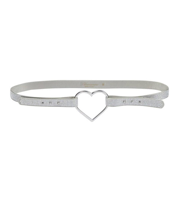  Blumarine Blumarine Heart Crystal-embellished Belt 