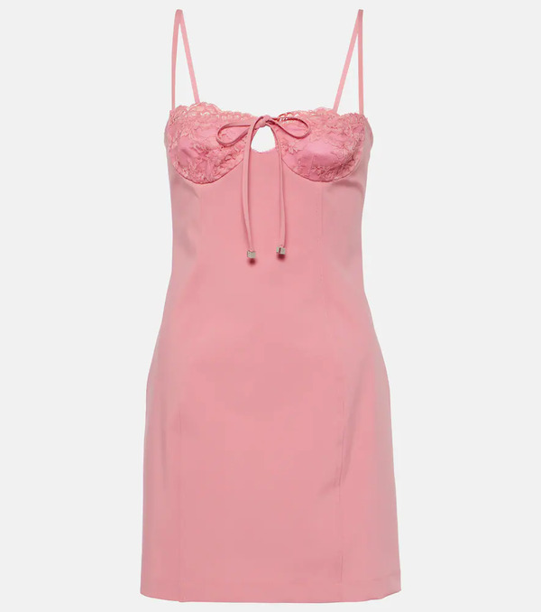  Blumarine Blumarine Lace-trimmed Minidress 