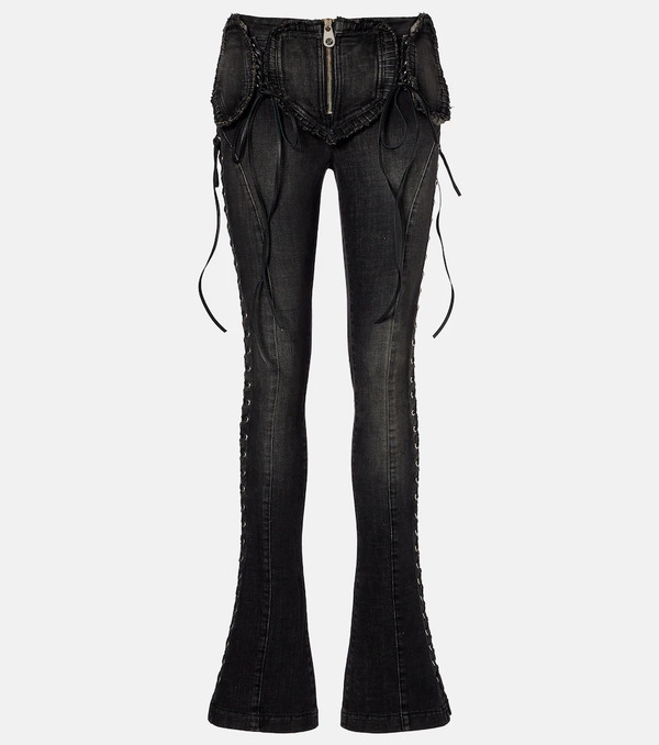  Blumarine Blumarine Low-rise Slim-fit Flared Jeans 