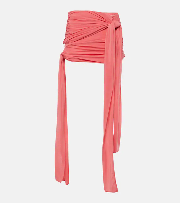  Blumarine Blumarine Ruched Jersey Mini Skirt 