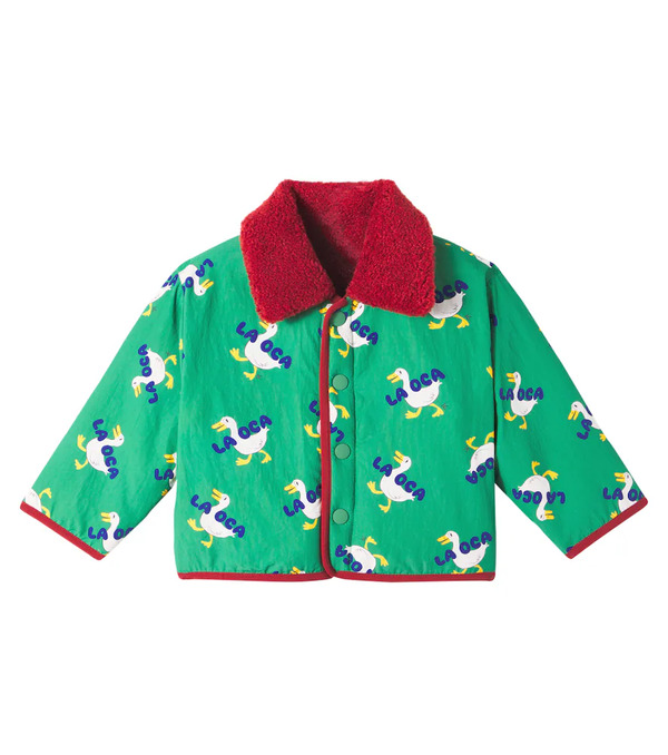  Bobo Choses Bobo Choses Baby La Oca Reversible Teddy Jacket 