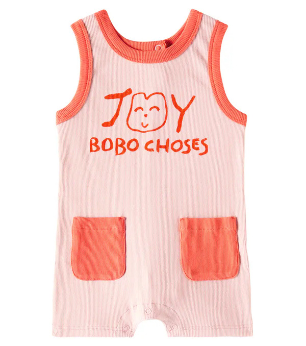  Bobo Choses Bobo Choses Baby Printed Cotton-blend Playsuit 