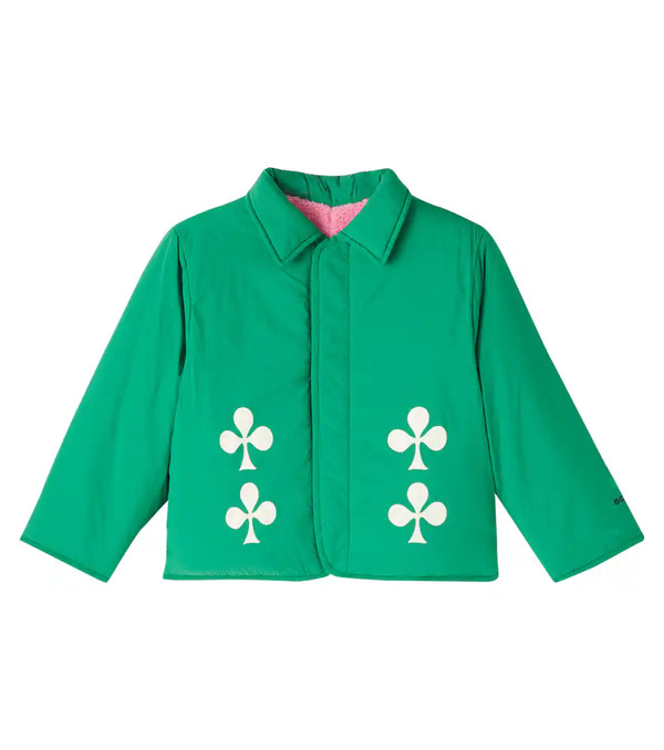  Bobo Choses Bobo Choses Clover Reversible Padded Teddy Jacket 