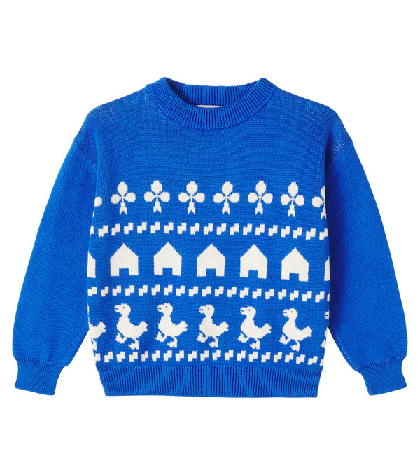  Bobo Choses Bobo Choses Farm Cotton Jacquard Sweater 