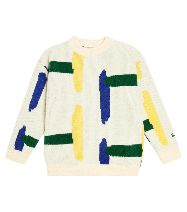  Bobo Choses Bobo Choses Geometric Jacquard Sweater 