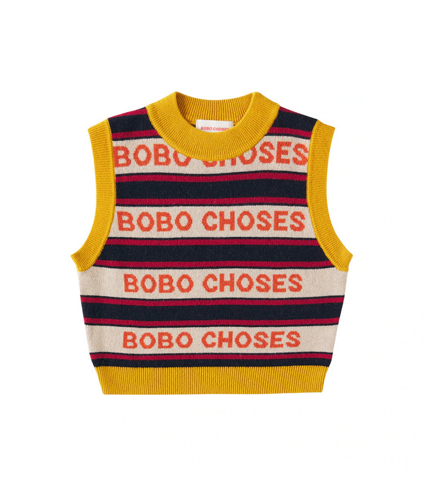  Bobo Choses Bobo Choses Logo Striped Vest 