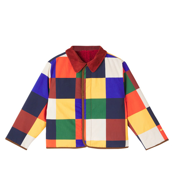  Bobo Choses Bobo Choses Multicolor Tiles Reversible Padded Jacket 