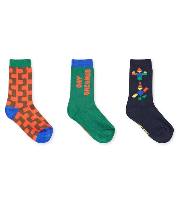  Bobo Choses Bobo Choses Set Of Cotton-blend Socks 
