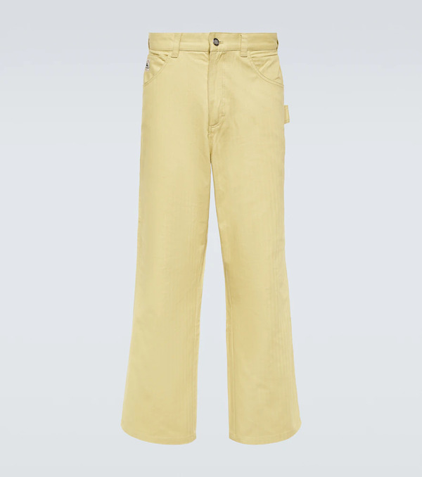  Bode Bode Brook Cotton Canvas Wide-leg Pants 