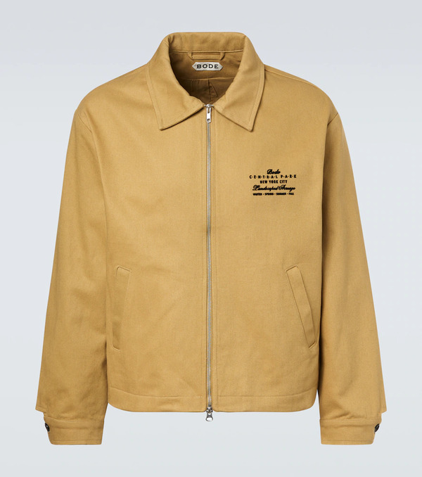  Bode Bode Central Park Cotton Blouson Jacket 