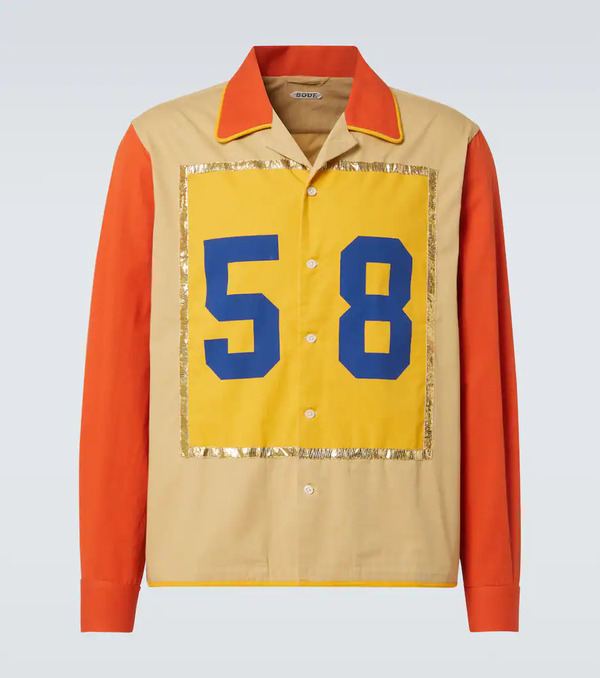  Bode Bode Fifty-eight Printed Cotton Shirt 