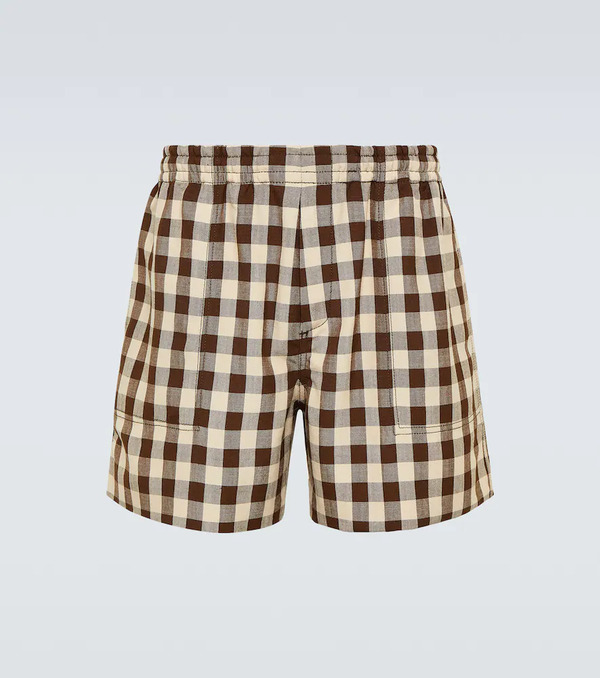  Bode Bode Gilbert Check Shorts 