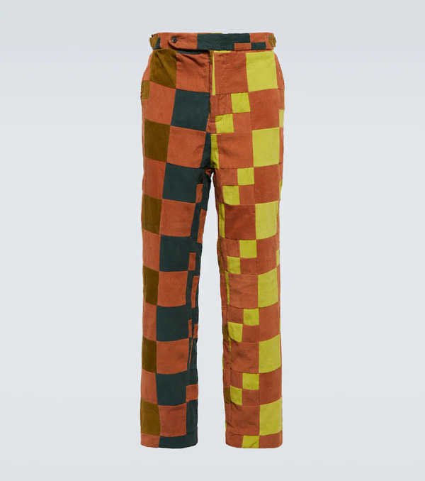  Bode Bode Patchwork Corduroy Pants 