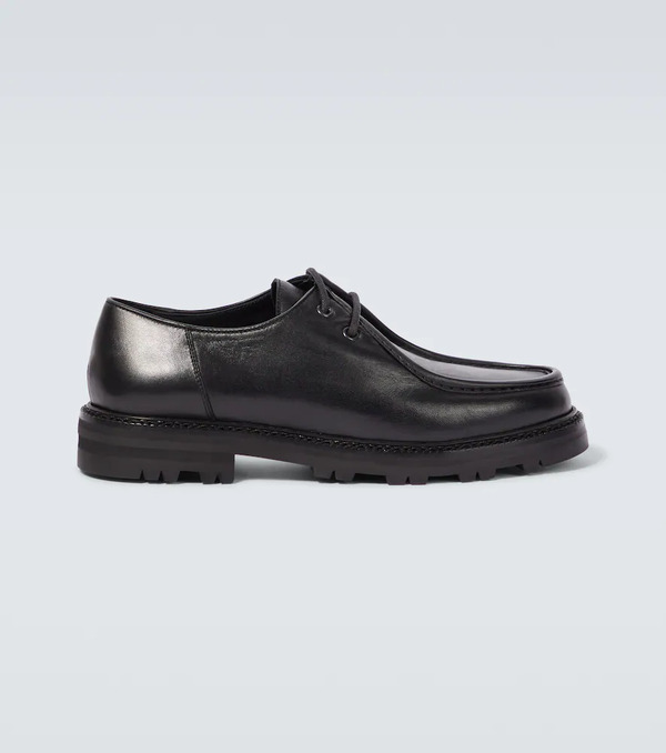  Bode Bode University Leather Loafers 