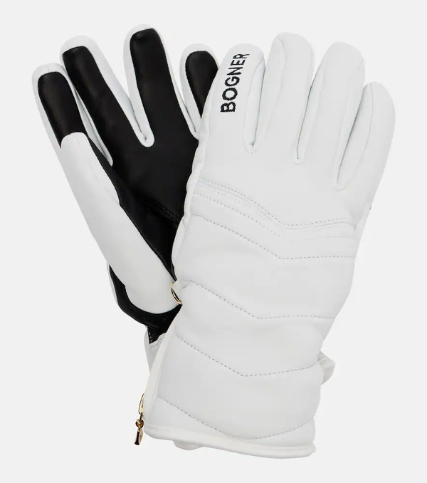  Bogner Bogner Dana Quilted Leather Ski Gloves 
