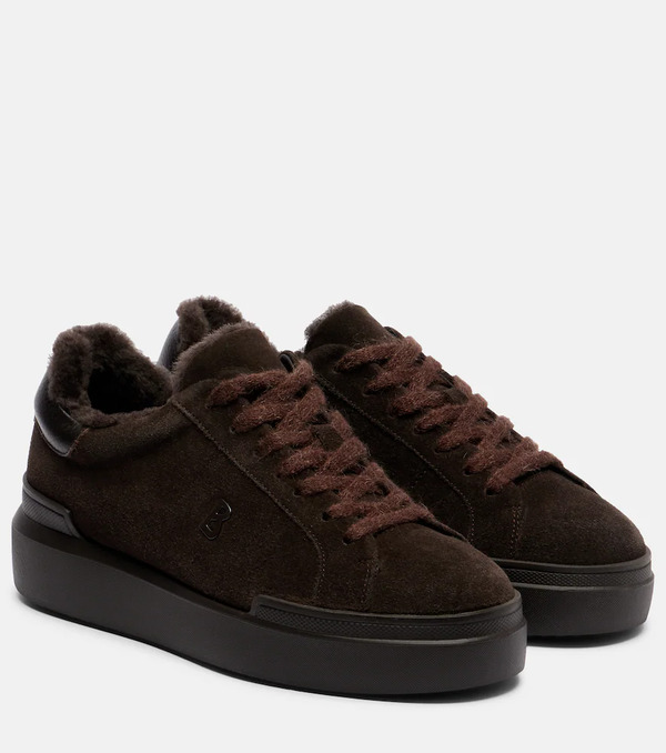  Bogner Bogner Hollywood 32 Shearling-lined Suede Sneakers 