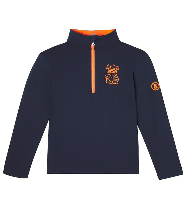  Bogner Kids Bogner Kids Benno Printed Half-zip Technical Top 